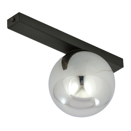  plafonsko svetlo fit 1xE14/10W/230V crno/sivo Slike
