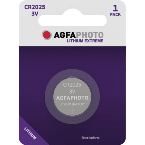 Agfaphoto baterija litijeva, CR2025, 3V, gumbasta, blister 1 kos - CR2025 B1 Cene