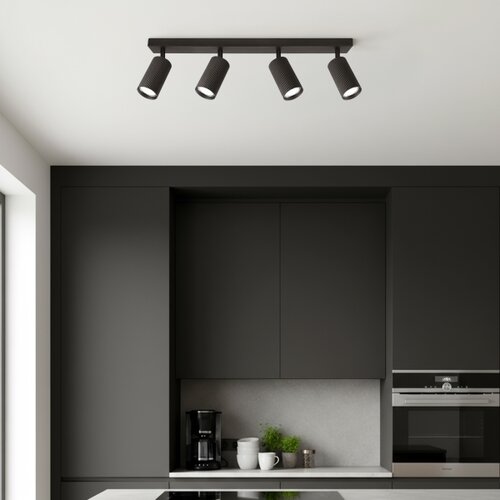  Brilagi - LED RGBW prigu&amp;scaron;iva spot svetiljka SELE MODERN 4xGU10/6W/230V crna Slike