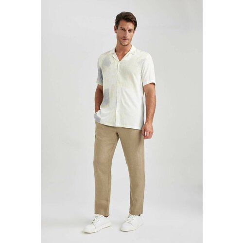 Defacto Relax Fit linen Trousers Slike