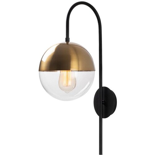 Opviq Zidna lampa BASTOS 3055, crna / vintage, metal/s taklo, 20 x 31 cm, visina 57 cm, promjer kugle 15 cm, E27 40 W, Bastos - 3055 Cijene
