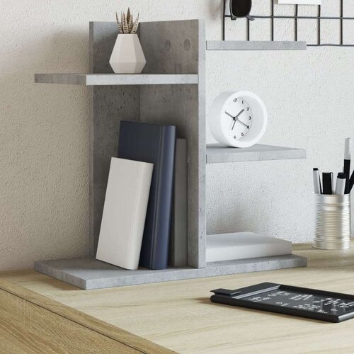  Organizator za stol boja betona 42x21 5x42 cm konstruirano drvo Slike
