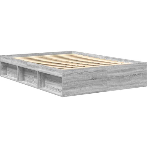  Okvir za krevet boja hrasta 150 x 200 cm veliki bračni Slike
