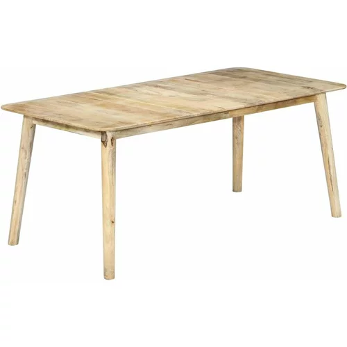  Blagovaonski stol od masivnog drva manga 180 x 90 x 76 cm