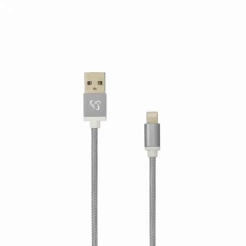 S Box kabl USB A Male 8-pin iPh Male 1.5 m Grey IPH-7 GR 10748 Slike