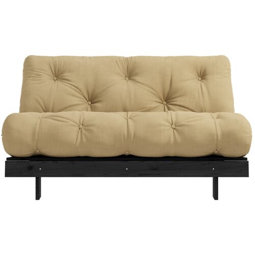 Karup Design Senf žuta sklopiva sofa 140 cm Roots Black Night – Cijene