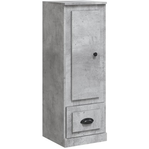 Maison Chic Komoda - Predalnik betonsko siva 36x35,5x103,5 cm inženirski les, (21720250) Slike