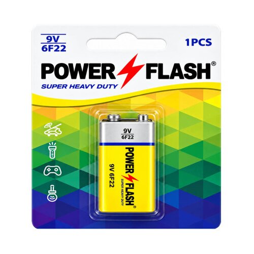POWER FLASH Baterija Karbonska 6FF22 9V AAA 260min 1/1 Slike