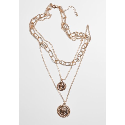 Urban Classics Patricia Layering Necklace - Golden Colors Slike
