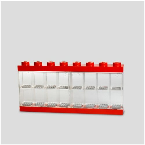 Lego izložbena polica za 16 minifigura: crvena Slike