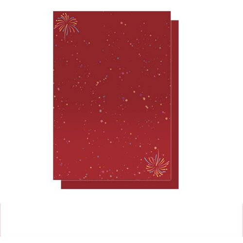 INF Ognjemetni tisk papir za zavijanje - 35x50cm, 50 Listov - Premium Darilni Papir WineRed, (5000158651) Cene