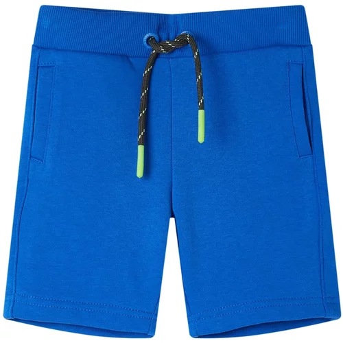 vidaXL Otroške kratke hlače z vrvico modre 140, (21048687)