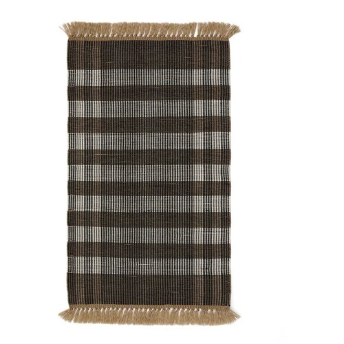 Kave Home Crni obostrani/ručno rađen tepih 60x90 cm Barani – Cene