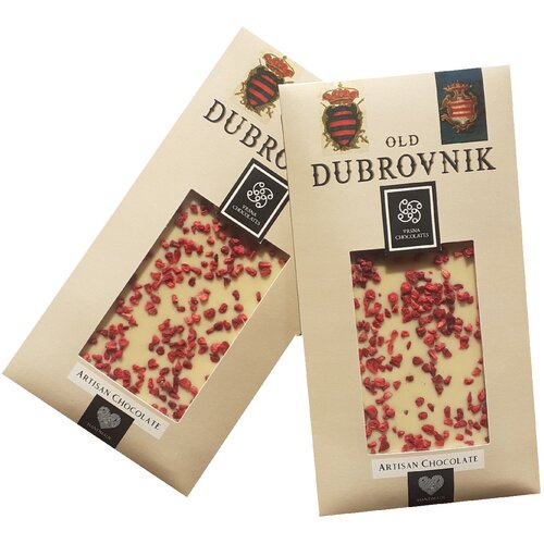Vrsna Chocolates Old Dubrovnik, bijela s malinom, 75g Cijene