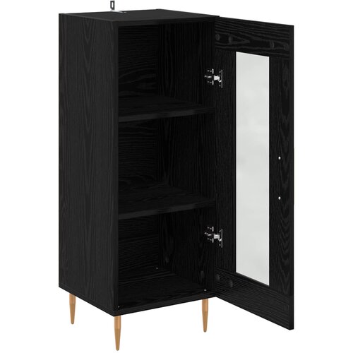  Kreveta Crni hrast 34 x 34.5 x 90 cm Konstruirano drvo Slike