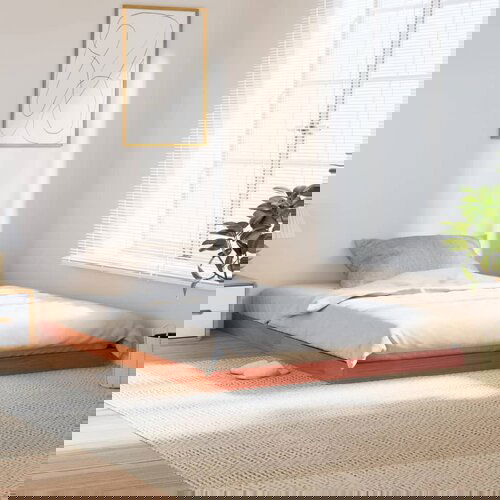 VidaXL Okvir kreveta vo&amp;scaron;tano smeđi 135 x 190 cm od masivne borovine Slike