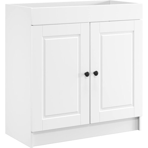 vidaXL Omarica pod umivalnikom Bela 56 x 37,5 x 81 cm Inženirski les, (5000246061) Cene