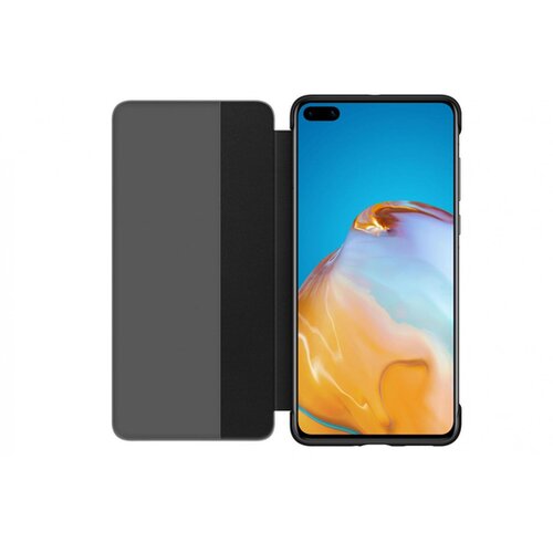 Huawei Original preklopna torbica smart view za p40 črna z okenčkom Slike