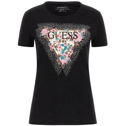 Guess Majice &amp;amp; Polo majice W4YI26 J1314 Črna Slike