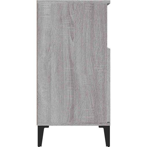  Komoda sivog hrasta sonome 60x35x70 cm od konstruiranog drva Slike