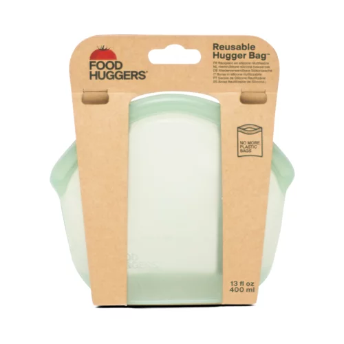 Food Huggers Hugger Bag silikonska vrećica za namirnice boja Light Green 900 ml