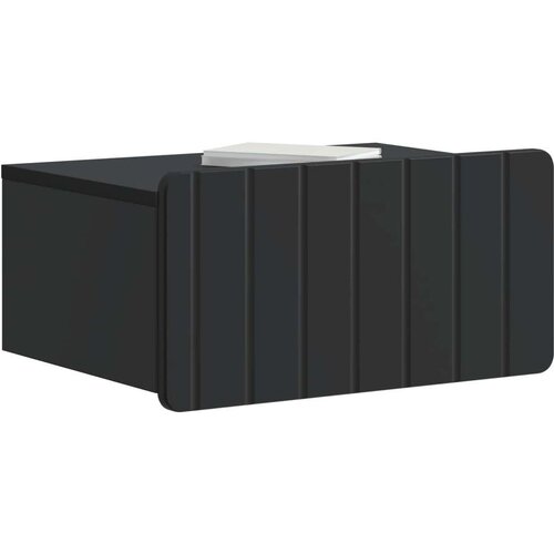  Noćni ormarić za montažu na zid Zidne Crna 49 x 34 5 x 24 cm Slike