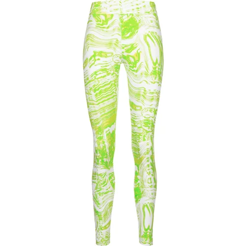 Nike Sportske hlače limeta zelena / neonsko zelena / crna / bijela