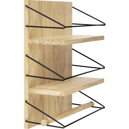 Eglo 424556 - Zidna polica MAINTIMBATO 41x33 cm hrast Slike