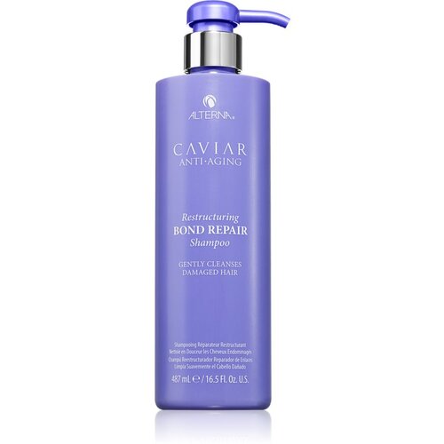 Alterna Caviar Anti-Aging Restructuring Bond Repair obnovitveni &amp;scaron;ampon za &amp;scaron;ibke lase 487 ml Slike