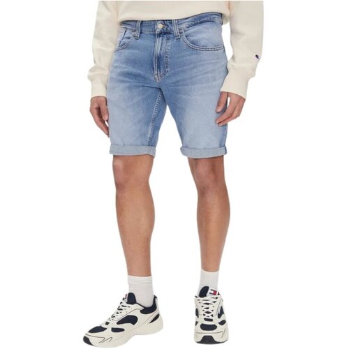 Tommy Jeans Kratke hlače & Bermuda DM0DM20962 Modra Cene