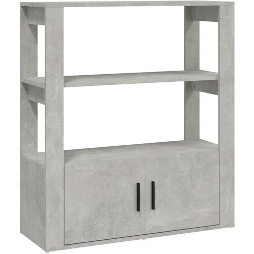 Maison Chic Komoda - Predalnik betonsko siva 80x30x90 cm inženirski les, (21718936) Cene