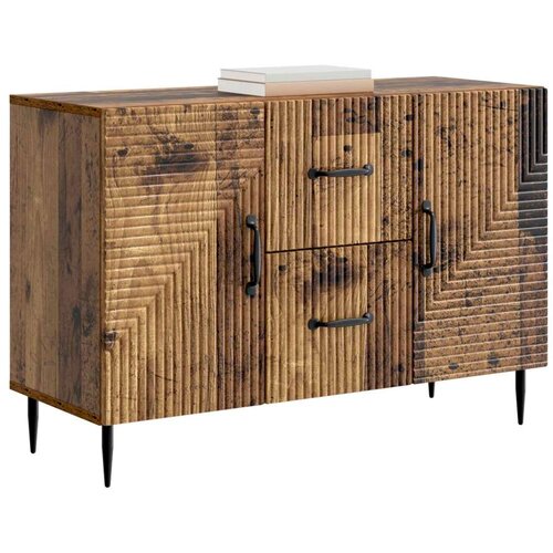  Kreveta Staro drvo 89 x 34 5 x 60 cm Konstruirano drvo - Staro drvo Slike