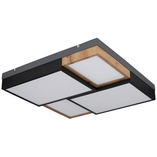 Globo 67286-50 - LED Plafonsko svetlo GUNDI LED/50W/230V braon/crna Slike
