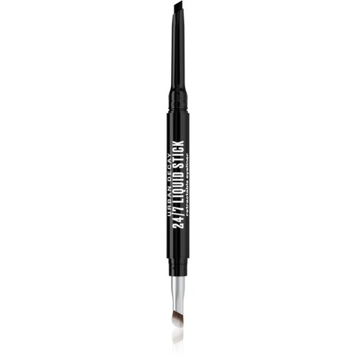 Urban Decay 24/7 Liquid Stick vodoodporni svinčnik za oči z visoko pigmentacijo s čopičem odtenek Melted Onyx 15 g Slike