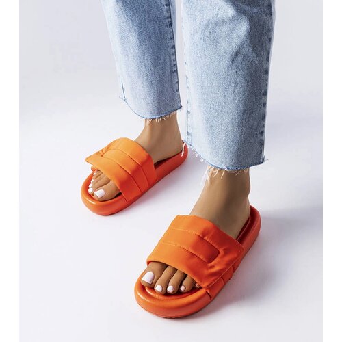 Gemre Orange Velcro Sandals Aleron Cene