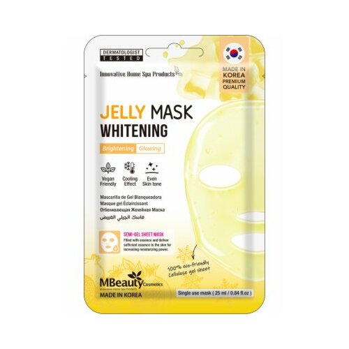 Mbeauty maska za lice jelly whitening 25ML Cene