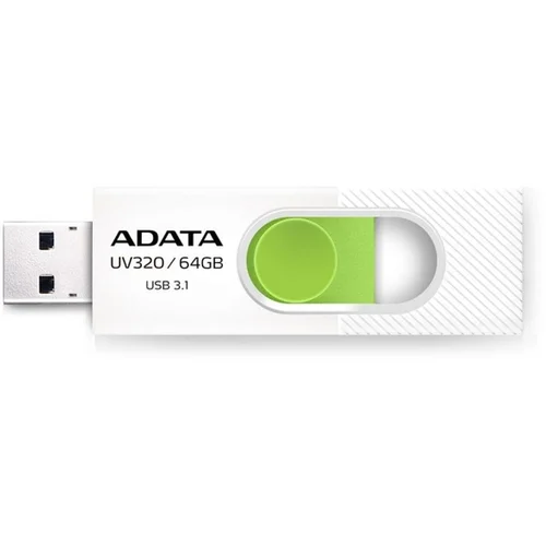 Adata UV320 USB flash drive 64 GB USB Type-A 3.2 Gen 1 (3.1 Gen 1) Green, White