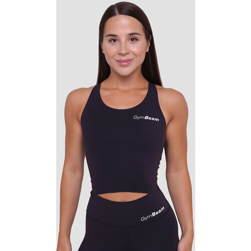 GymBeam ženski sportski top beat black Slike