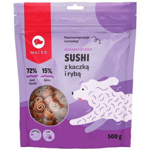 MACED Sushi z raco in ribo - poslastica za pse - 500 g, (21385787) Cene