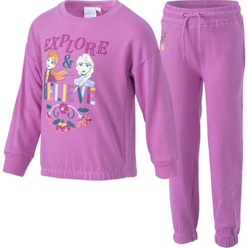 KIDS MOVIE HEROES Komplet trenerka za devojčice FrozeN Tracksuit ljubičasta Cene