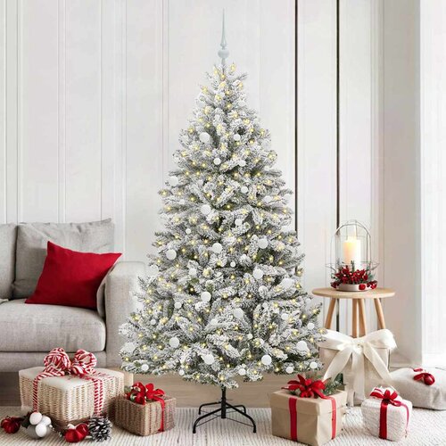  Umjetno božićno drvce 180 cm 300 LED lampica Topla bijela Cijene