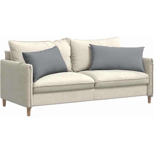  Jastučići za sofu 2 pcs Svijetlo siva 80 x 40 cm tkanina Slike