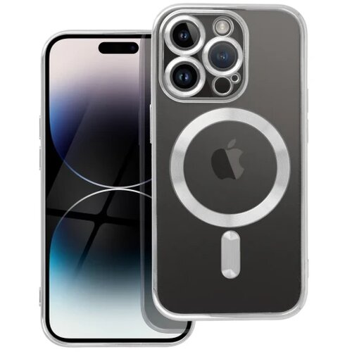  Electro Mag Cover case compatible with MagSafe for IPHONE 14 PRO silver Cene