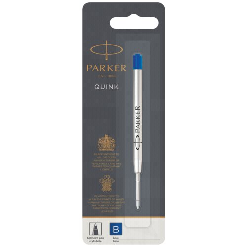 Parker Quinkflow Refill B blue Ballpoint Pen (Blister) Slike