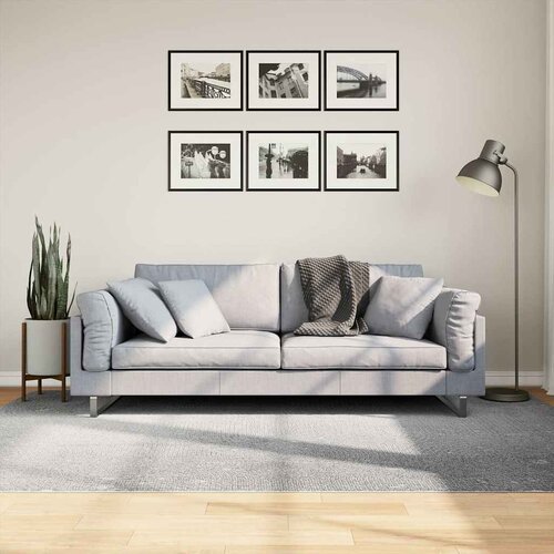  Tepih IZA kratka vlakna skandinavski izgled sivi 160x230 cm Cene