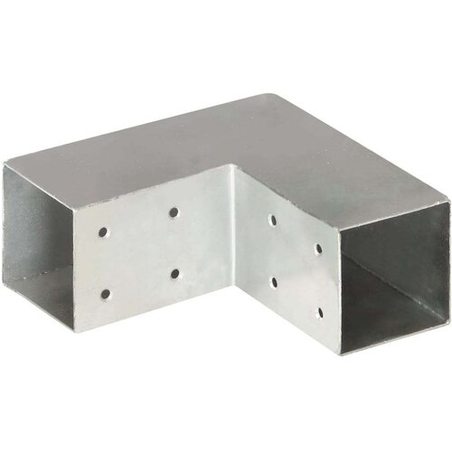 VidaXL spojnici za stupove u l-obliku 4 kom pocinčani metal 71 x 71 mm Slike