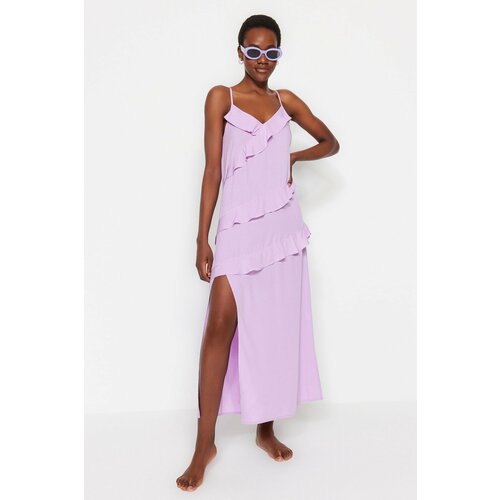 Trendyol Both Dress - Purple - Ruffle Slike