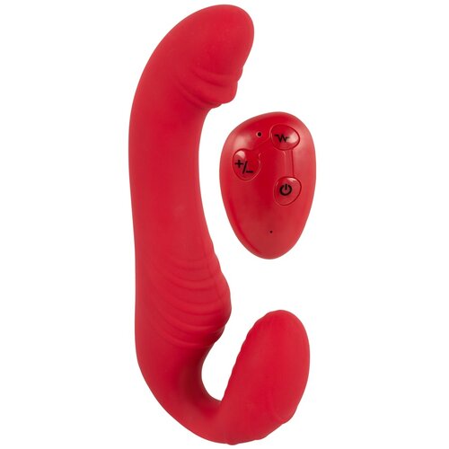 You2Toys Remote Controlled Strapless Strap-On 3 Motors Red Slike