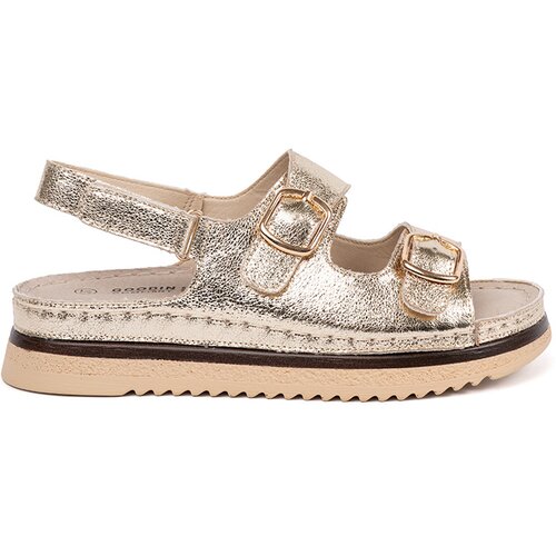 GOODIN Gold sandals with gold elements Cene