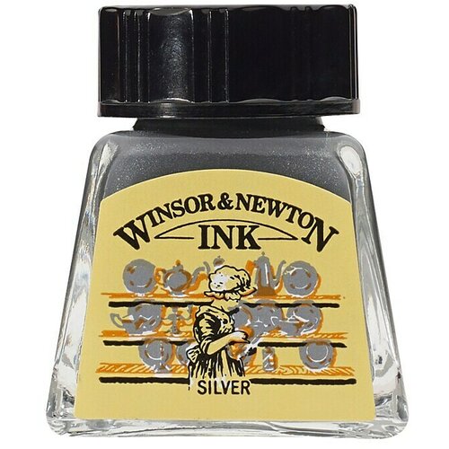 WINSOR & NEWTON Tinta za crtanje (Srebrne boje, 14 ml, Boca) Cijene